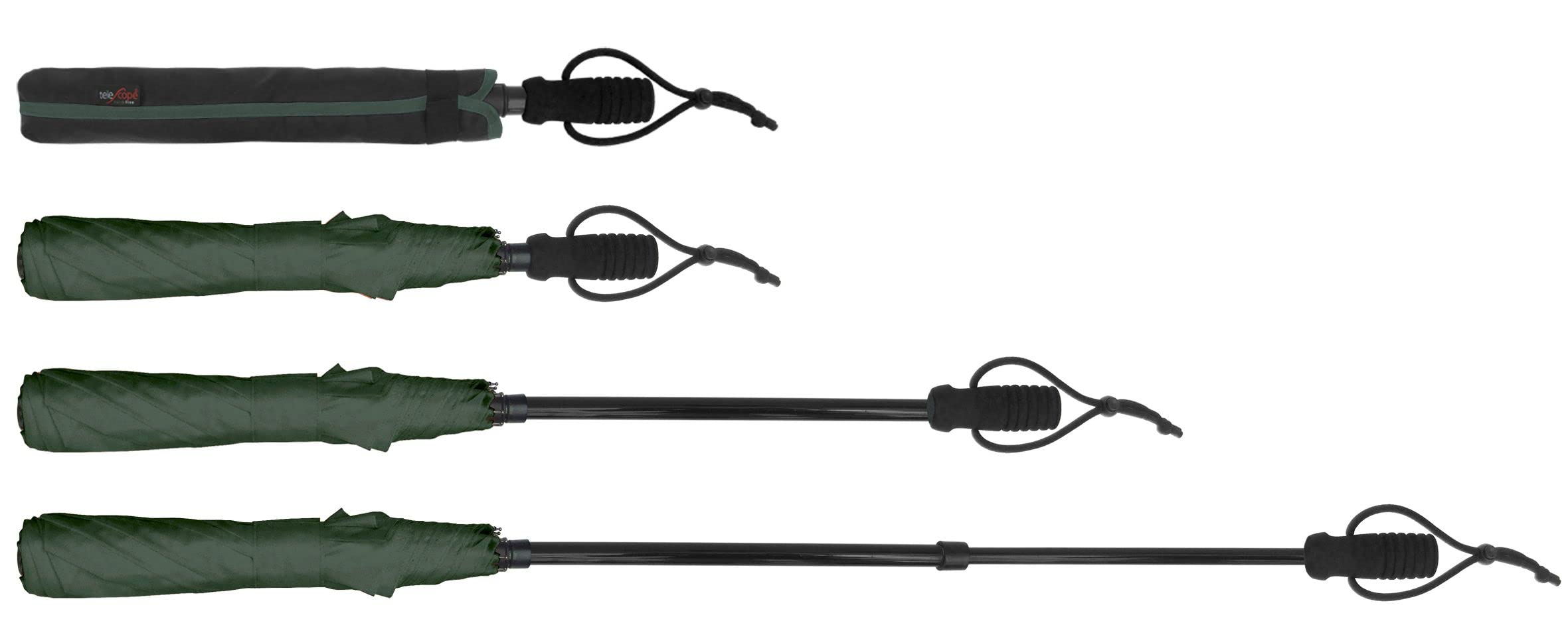 Euroschirm Telescope handsfree Oliv-grün