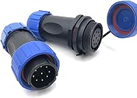 Vista 3 de SP21 2Pin ~ 12Pin IP67 Conector de cable impermeable, conector de montaje en panel, conector de cable de aviación (5 pines)