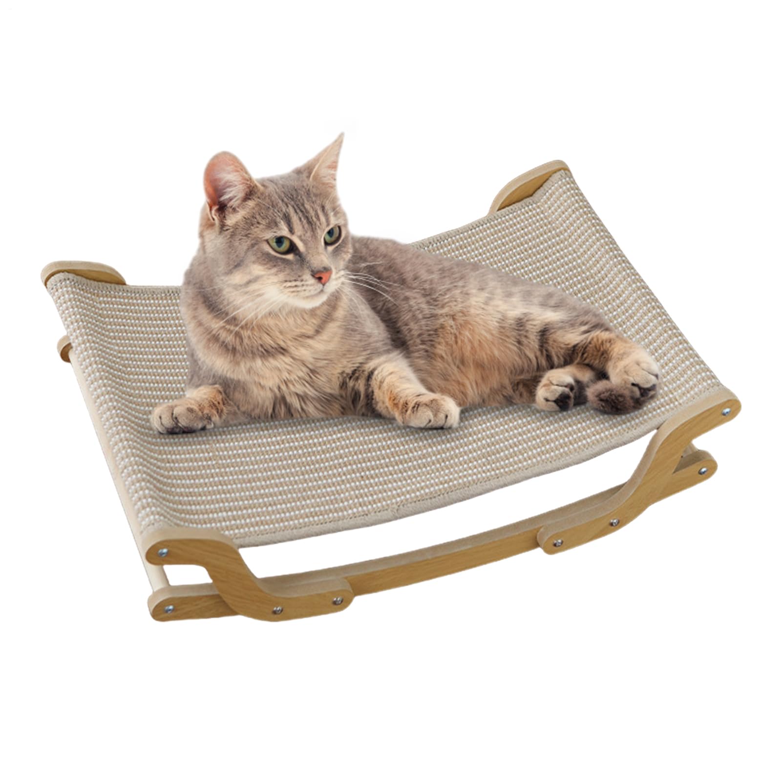 Silla rascadora para gatos de diseño contemporáneo y cama ergonómica