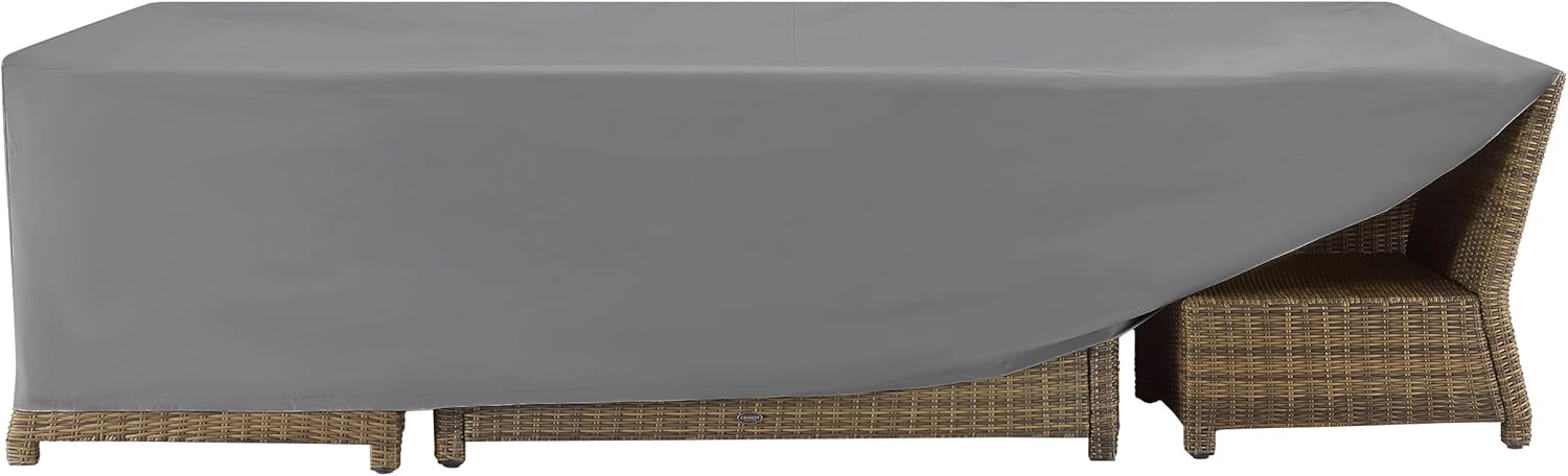 Crosley Furniture Patio Furniture Set Covers, Waterproof Outdoor Cover for Dining, Conversation, Sectional, Gray