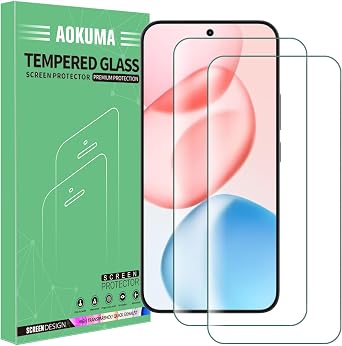 AOKUMA Tempered Glass for Honor 400 5G Screen Protector-2 Pack, 9H Hardness,Anti-Scratch,Anti-Fingerprint,Bubble-Free,HD Clear,Premium Protective Film
