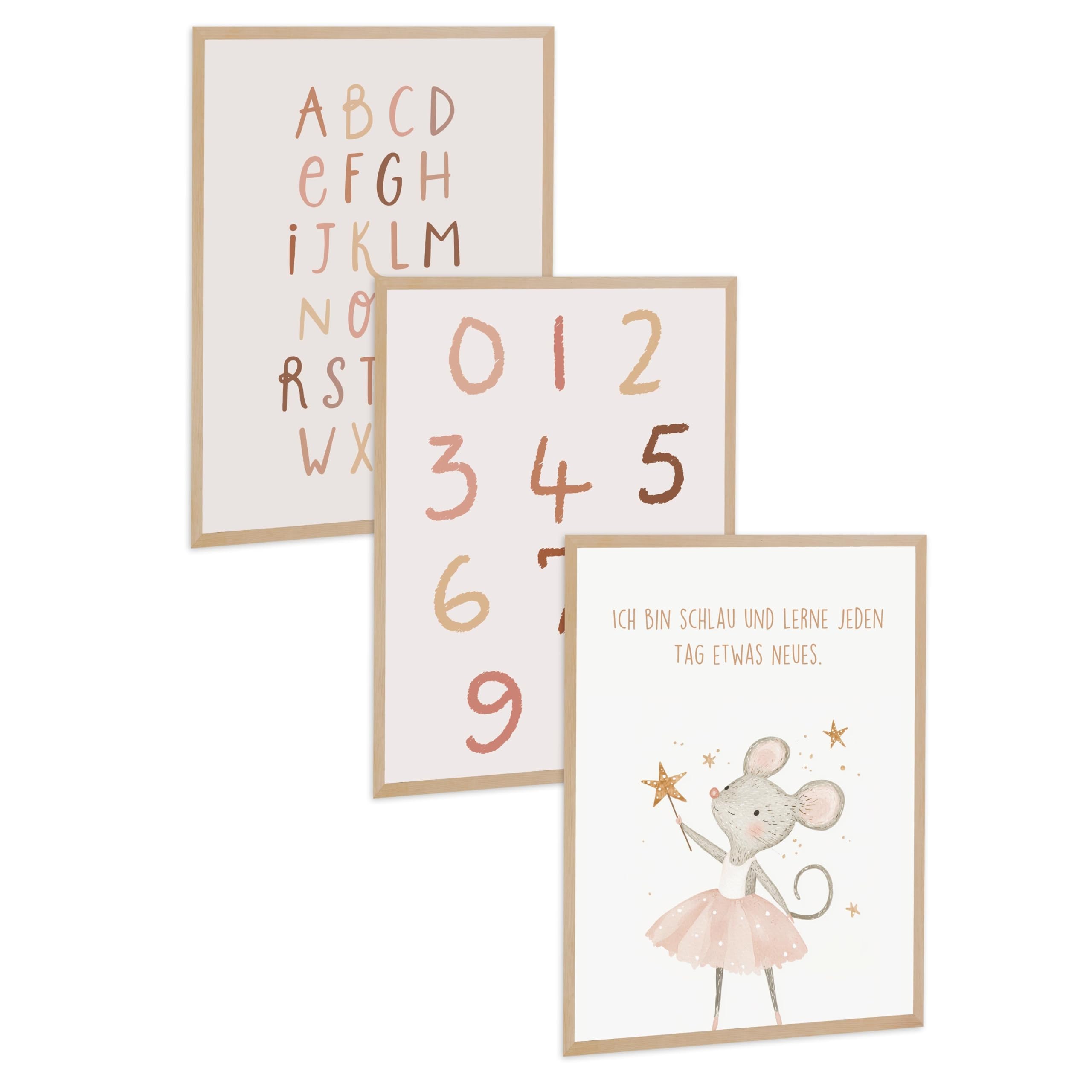 Kidsmood, Affirmation Poster for Children's Room, Encouraging Pictures for Children's Room Girls & Boys, Baby Room Decoration
