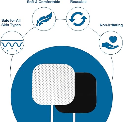 Miniatura 7 de MIBEST Unidad TENS portátil - Masajeador de pulso electrónico - Máquina estimuladora muscular para mujeres y hombres - Estimulador muscular de