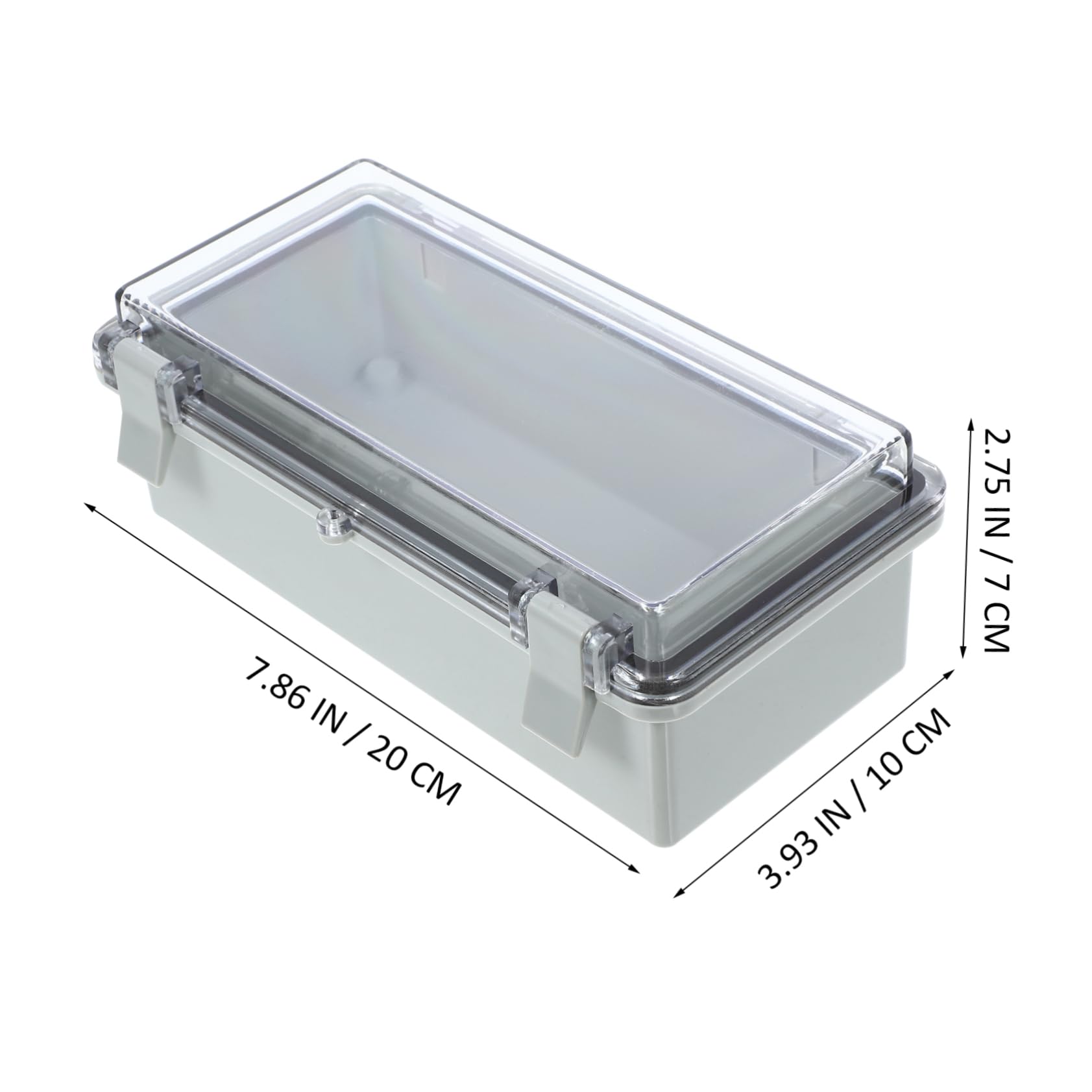 Cabilock 3 Piezas Caja De Conexiones Impermeable Al Aire Libre Cajas Exterior Largo A Prueba De Polvo Alambrado A Prueba De La Intemperie Unión Clima Protector Sello El Plastico