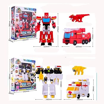 Amazon.co.jp: TROONZ 消防車EAKIメカ恐竜タンクトランス