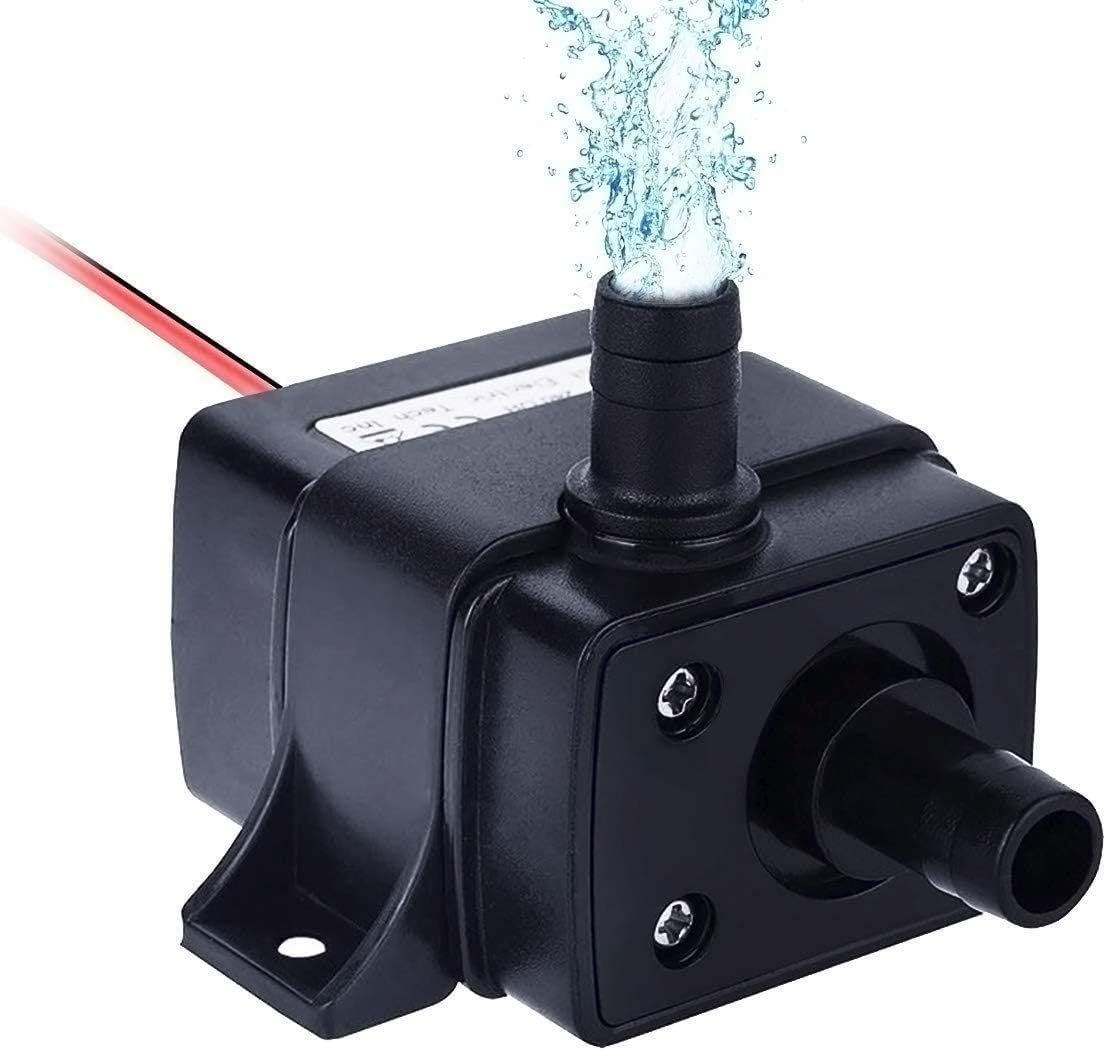 Winkeyes DC 12V Submersible Fountain Pump with 118" High