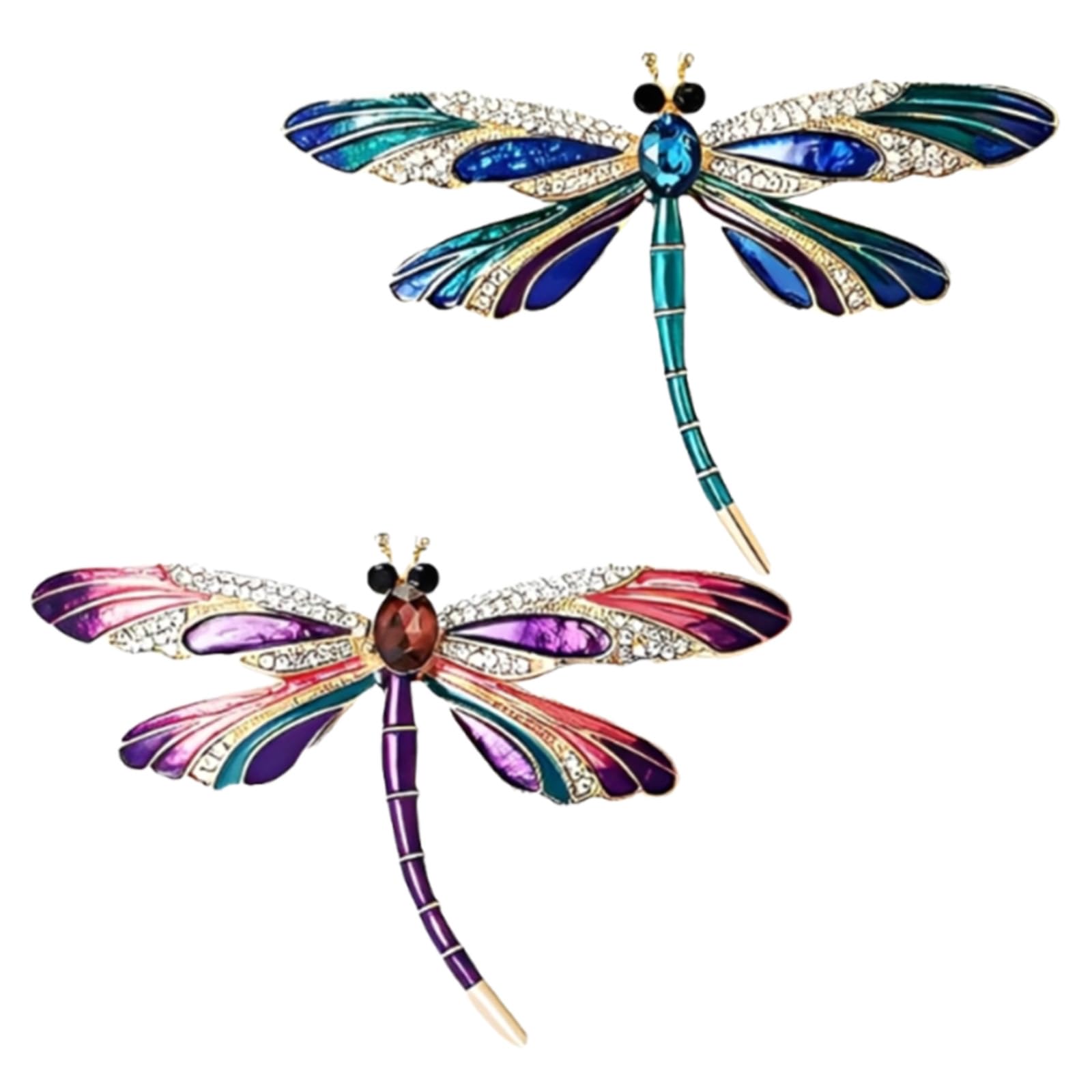 2-Piece Brooch Pin For Women, 5cm Dragonfly Brooch And Lapel Pin For Saree, Suit, And Decorative Pins For Bags Brooch Pin For Women Brooches For Women-image-34