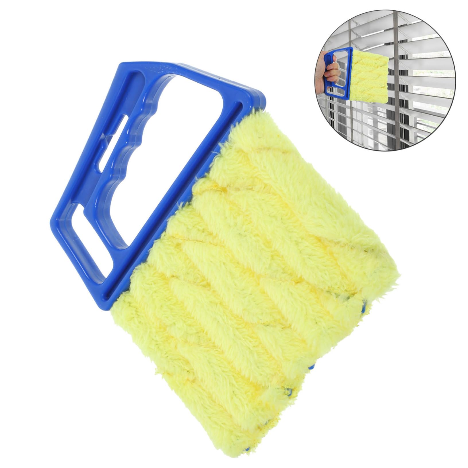 FRCOLOR 5pezzi Spazzola Per Pulizia Tapparelle e Finestre Strumento Versatile Per Rimuovere Polvere Da Persiane e Condizionatori Pulizia Casa e Ufficio