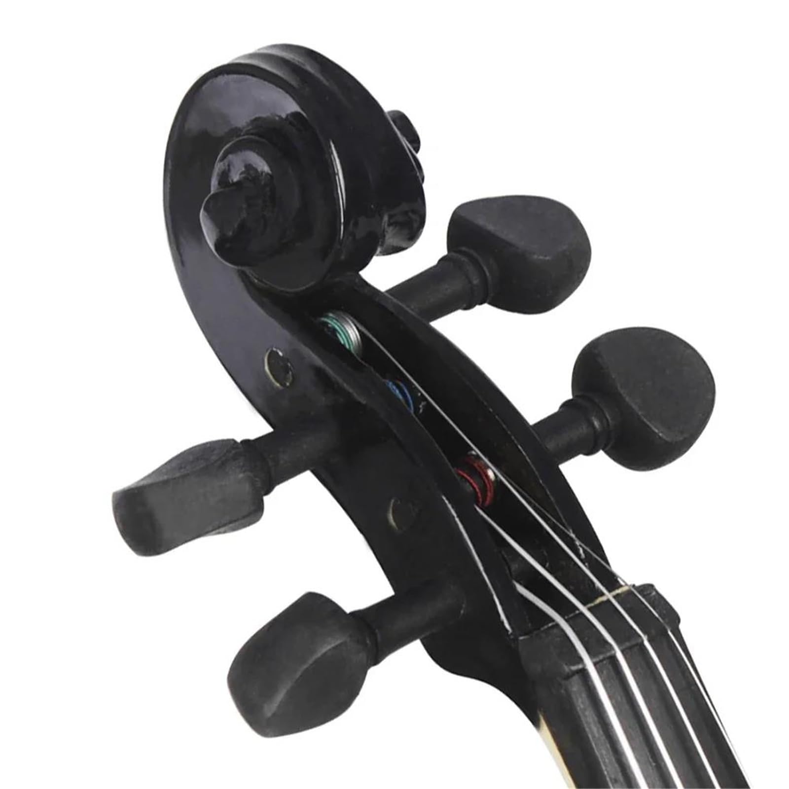 Czarny Instrument Strunowy Do Skrzypiec W Skali 1/8 Z Solidnym Drewnianym Futerałem I Akcesoriami Skrzypce Początkujących