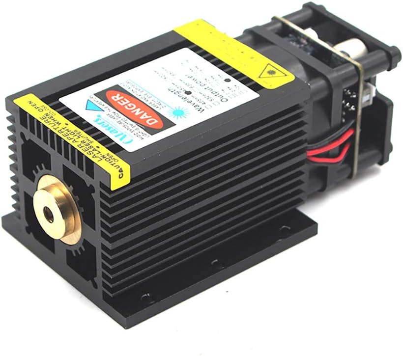 12V 450nm 15W 15000mW Big Head Fixed Focus Blue Laser Module for DIY Laser Engraver CNC Laser Cutter Parts with PWM