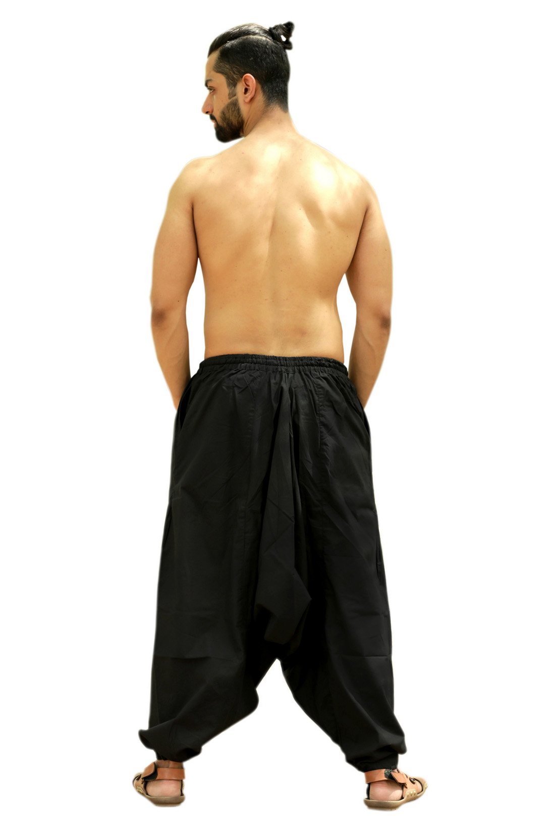 SARJANA HANDICRAFTS Pantalon de Yoga en Coton pour Homme