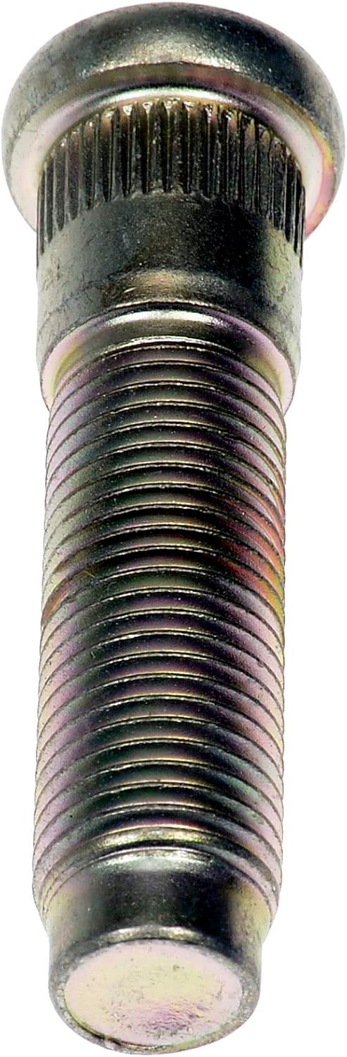 Dorman 610-637 Rear M14-1.50 Serrated Wheel Stud - 15.75 mm Knurl, 65 mm Length Compatible with Select Jeep Models, Pack of 10