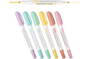 Zeyar Highlighter, Pastel Colors Chisel Tip Marker Pen