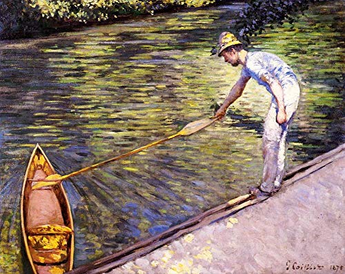 Toile Gustave Caillebotte Canotier pour combler un grand mur vide
