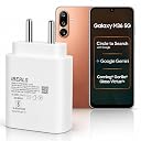 IBERLS 25W Pd 3A Type-C Super Fast Adapter Compatible with Samsung M36/M17/M17e/M06/M07/M56/M16/M55s/ M05/M15/M35/M55/Tablet/Galaxy Watch- Charge Your Device with 25 Watt USB C Fast Charger- White gallery image
