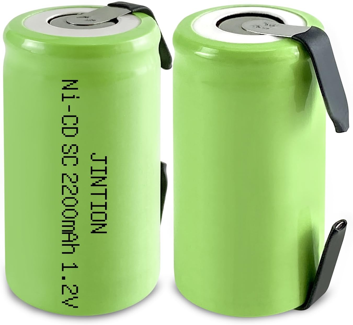 JINTION 2200mAh Sub C NiCd Rechargeable Batteries for Power Tools 1.2V