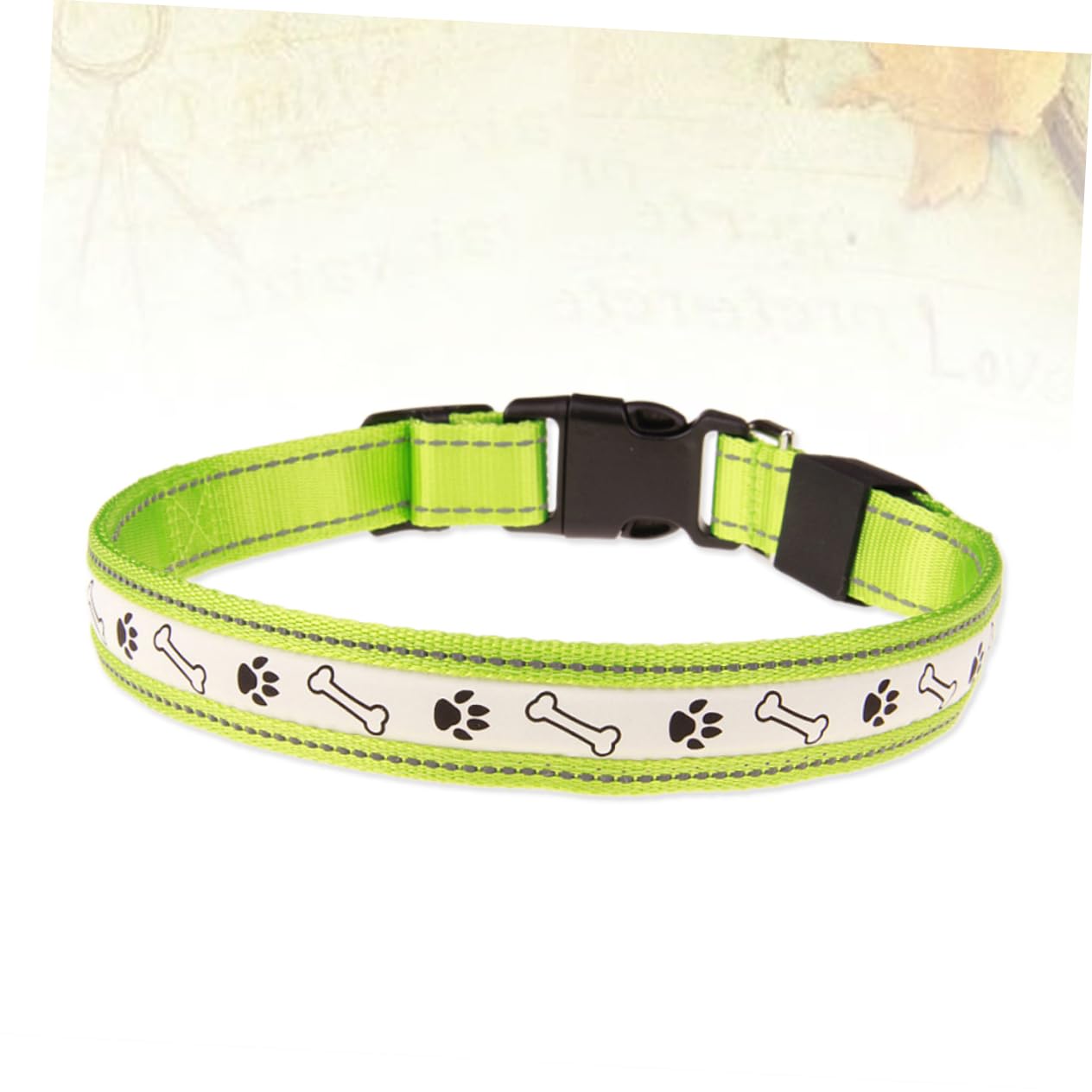 Angoily 2piezas Collar Led Recargable para Perros y Visibilidad Alta para Paseos Nocturnos y Seguridad De Mascotas Verde