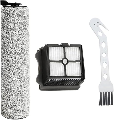 Cordless Wet Dry Floor Washer Handheld Vacuum Soft Roller Brush HEPA Filters Kit Spare PartsCompatible for TINECO IFloor 3  Floor One S3 (Color