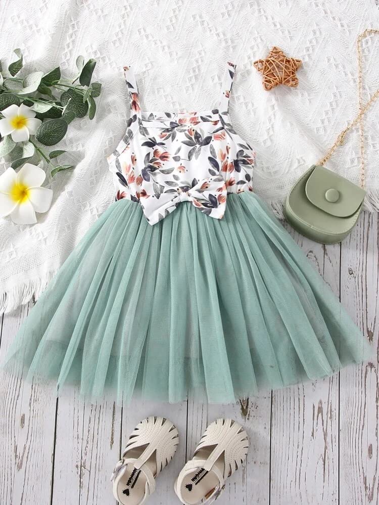 Image of Buy & Try Baby Girl's Modal Printed Frock Mini Length Short Frocks Dress.