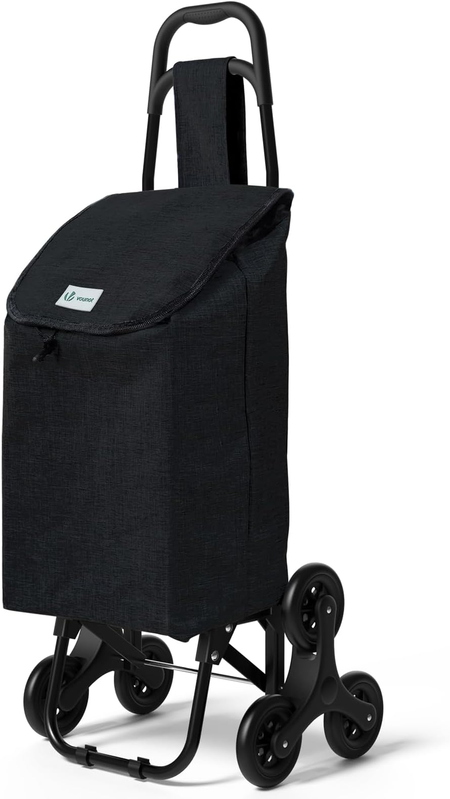 Polyester shopping trolley, Black