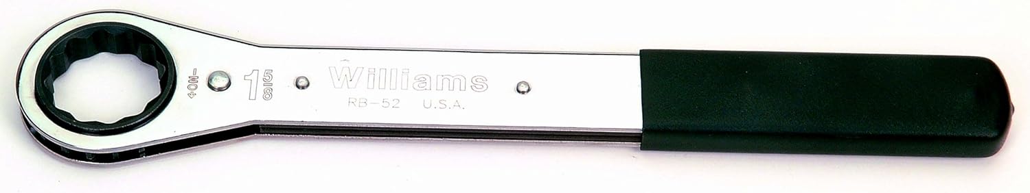 Williams RB-52 Single Head Ratcheting Box Wrench, 1-5/8-Inch
