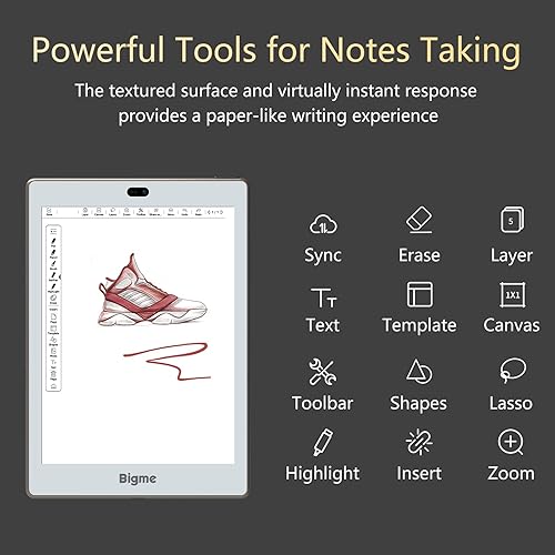 Miniatura 2 de Bigme S6 Color + E-Reader 7.8 '' E-Ink Pantalla ePaper Tablet 6G 128GB eBook Reader Tableta para tomar notas con lápiz óptico y cubierta