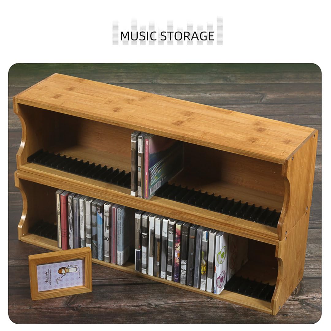 その他 These Wooden Ideas [CD] Amazon.com: ZHWFDC DVD CD Rack Holder CD Storage Box,Media