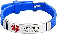 Vista 8 de TGLS Pulsera de identificación de alerta médica para hombre, para emergencia, primeros auxilios, alerta de salud, grabada con láser, acero