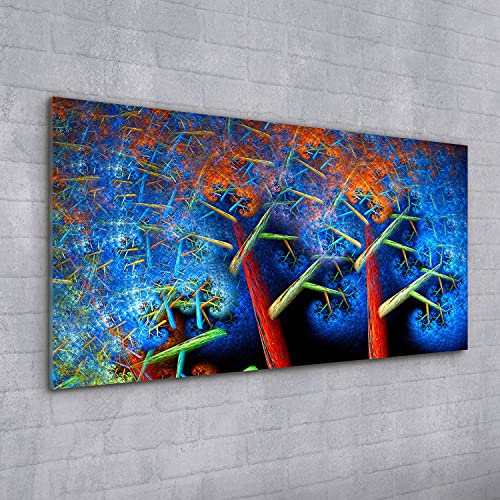 Image acrylique Magic forest tree 100x50cm pour chambre cocooning
