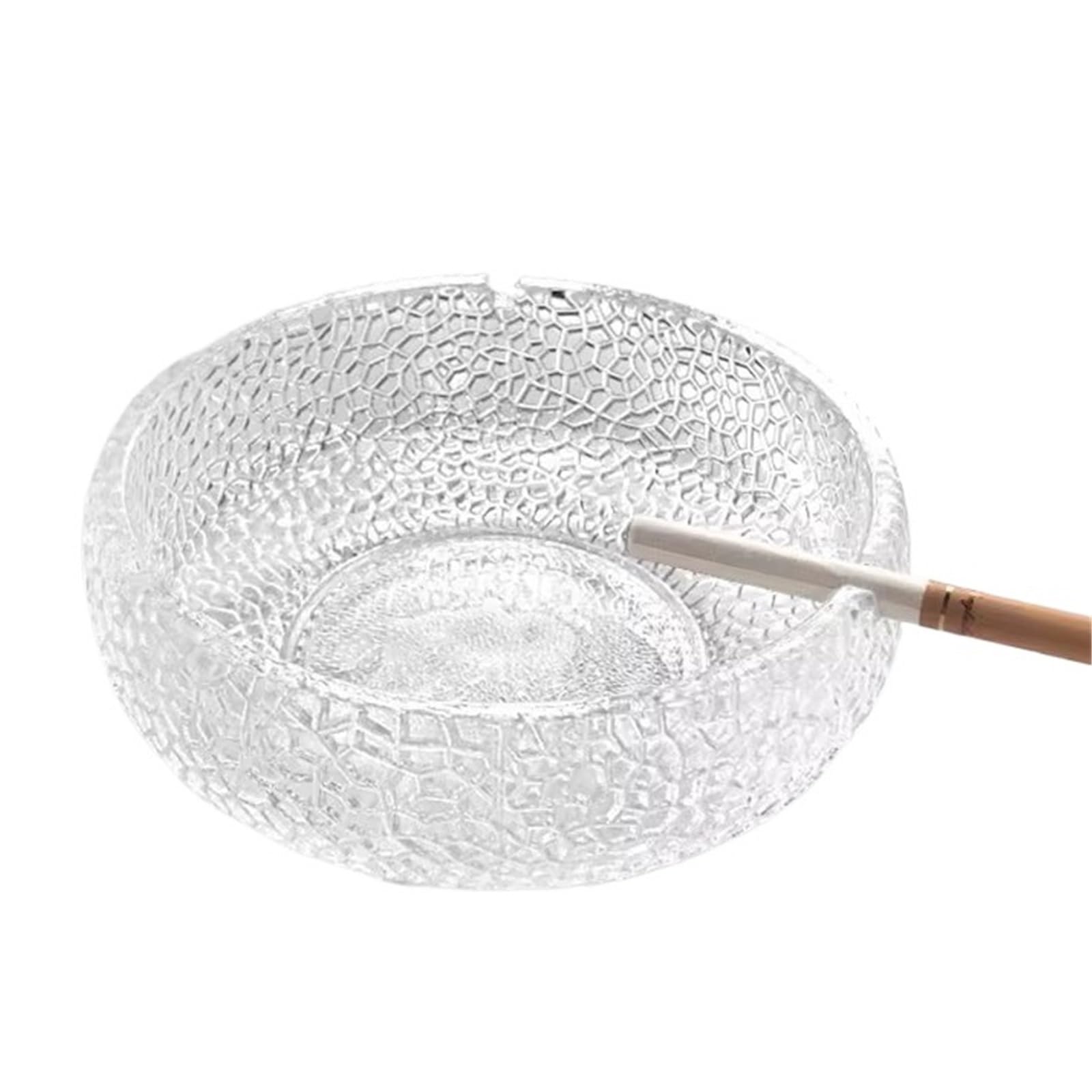 Zhaoj24-05 Cigar Ashtrays Crystal Glass Ashtraylight Luxury Office And Household Coffee Table High-end Ashtray(Gris)
