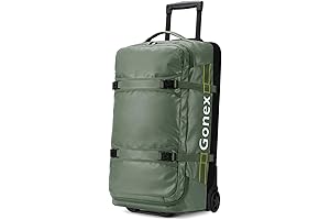 Rolling Duffle Bag with Wheels for Travel