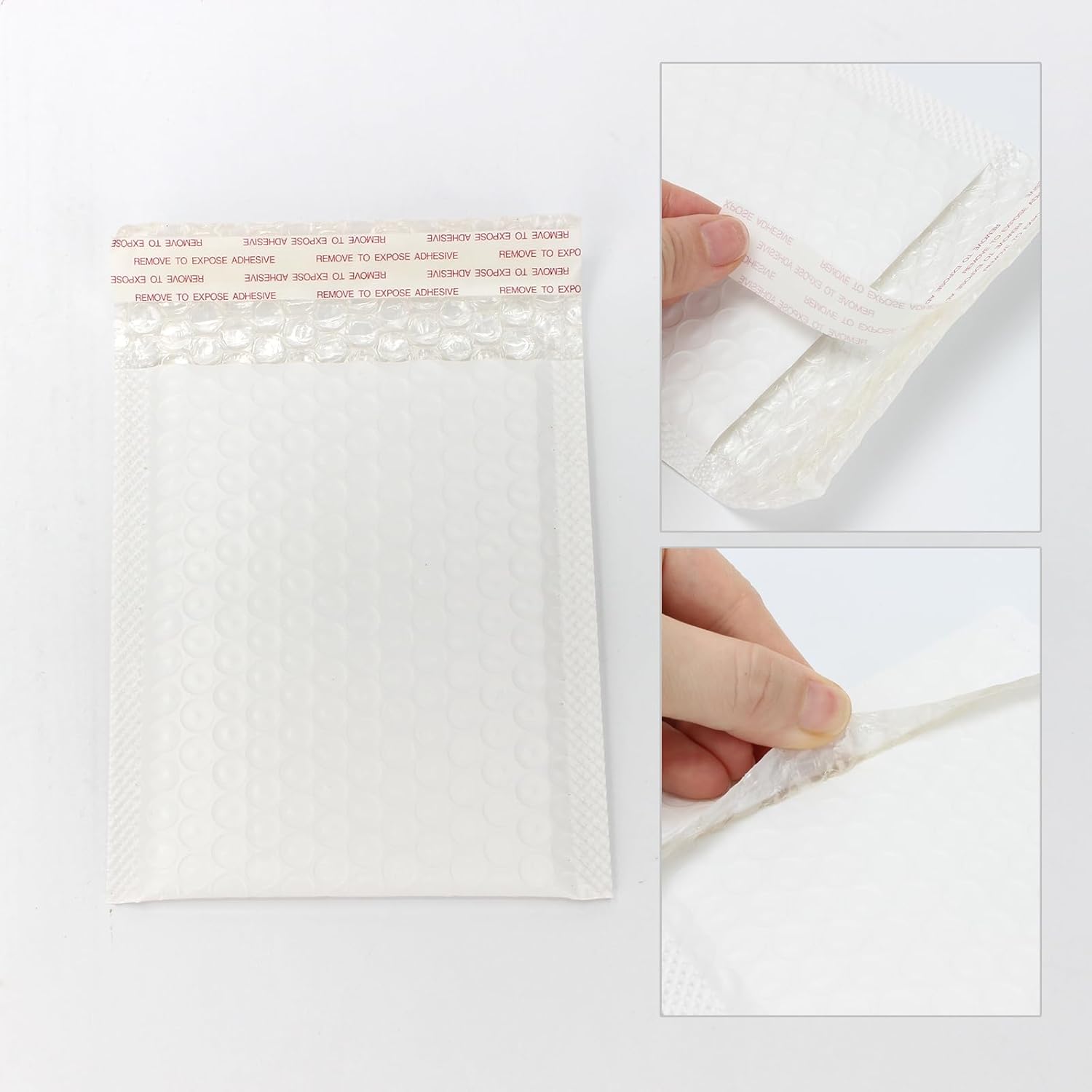 302 Pcs Trading Card Shipping Protector Set, Include 200 Corrugated Cardboard Sheets Card Mailers, 100 Bubble Mailers Padded Envelopes, 2 Masking Tape for Trading Card Packaging, White