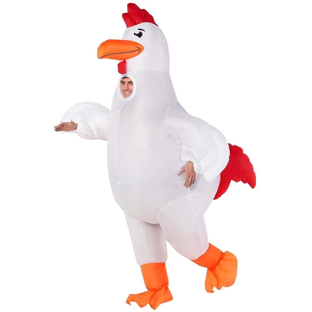 Bambola Gonfiabile Uomo Pezzo Costume Gonfiabile Di Gallo Adulto