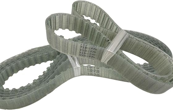 Cqinlu-Hex Bolts T10 Steel Wire Timing Belt PU Width 15mm 20mm 25mm T10-690 700 710 720 730 750 760 770 780 800mm Closed Loop Synchronous Belts, Excellent Corrosion ResistanceT10-73073Teeth,25mm