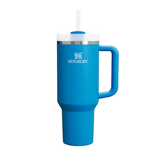 STANLEY Quencher Tumbler with Straw 1.18 Lt - Azure, Azureblau