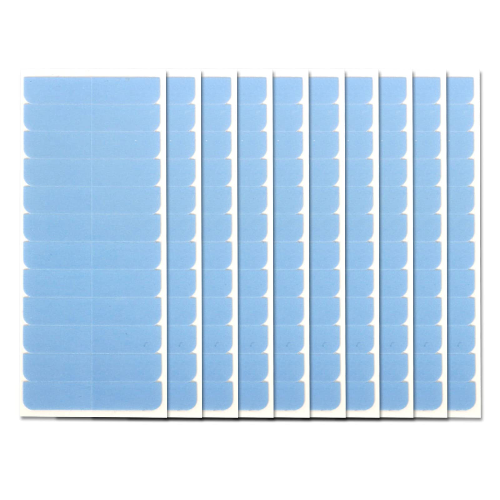 120 Pcs 4 * 0.8cm Strips Wig Tapes Double Sided Replacement Tapes Hair Extension Tape Tabs for Hair Weft Replacement