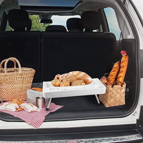 Miniatura 7 de Modern Home - Tabla de cortar para portón trasero, portátil, plegable, para exteriores, bandeja de preparación para filetes de pescado, perfecta