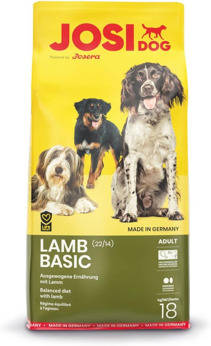 Josera Hundefutter JosiDog Lamb Basic, 1er Pack (1 x 18 kg) Amazon.de