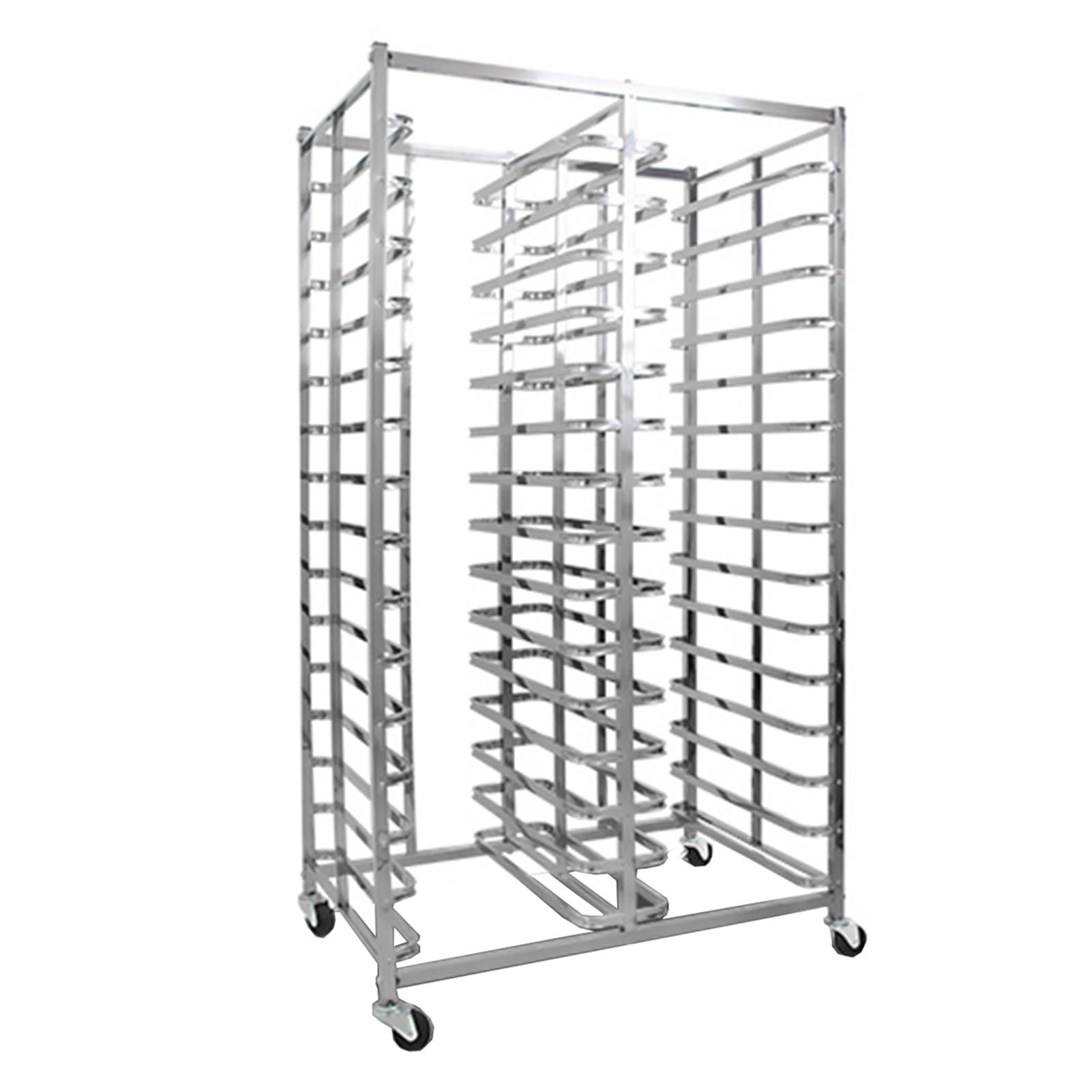 Estante de la bandeja for hornear pan 30, estante for acero inoxidable | Fácil Mover, Espacio Almacenamiento Gran Capacidad, Adecuado for Moldes Hornear 60×40cm, for Hornear, Catering, Banquetes