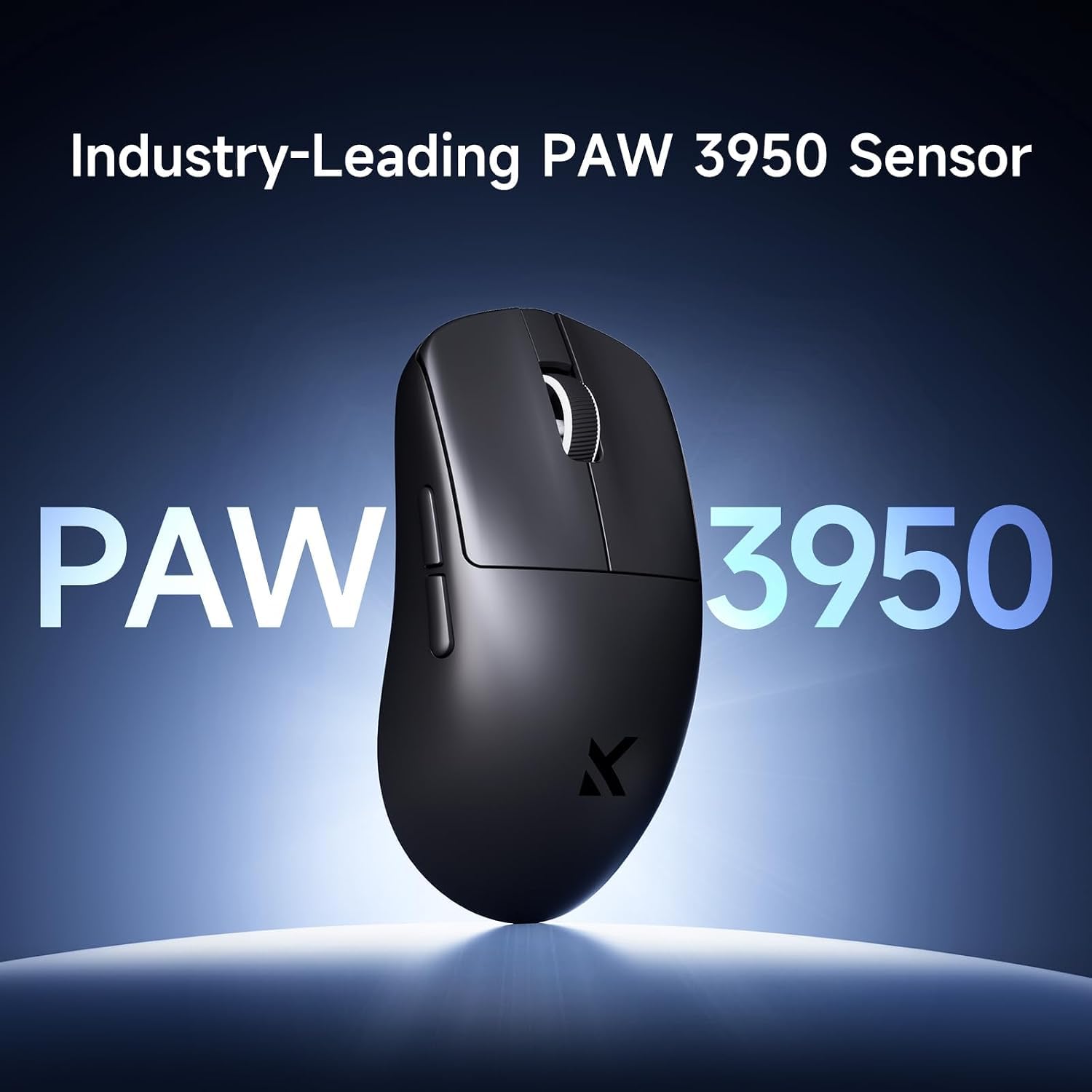 MCHOSE L7 Ultra 39 g Ultralight bezprzewodowa mysz gamingowa, czarna | PAW3950, 42 000 DPI, częstotliwość próbkowania 8000 Hz, 750 IPS, przyspieszenie 50G, kabel 2,4 G/BT/USB-C, dla małych dłoni