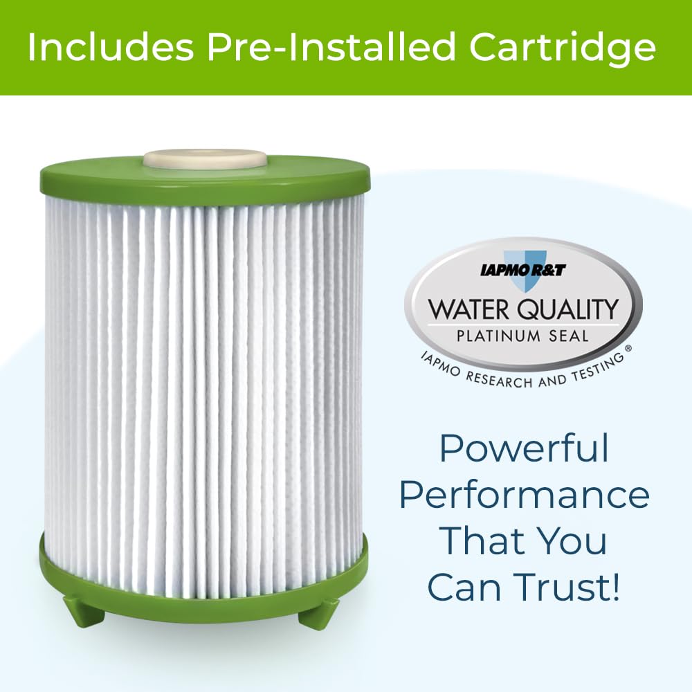 U9000 Premium para debajo de lavabo grifo sistema de filtración de agua (níquel cepillado)