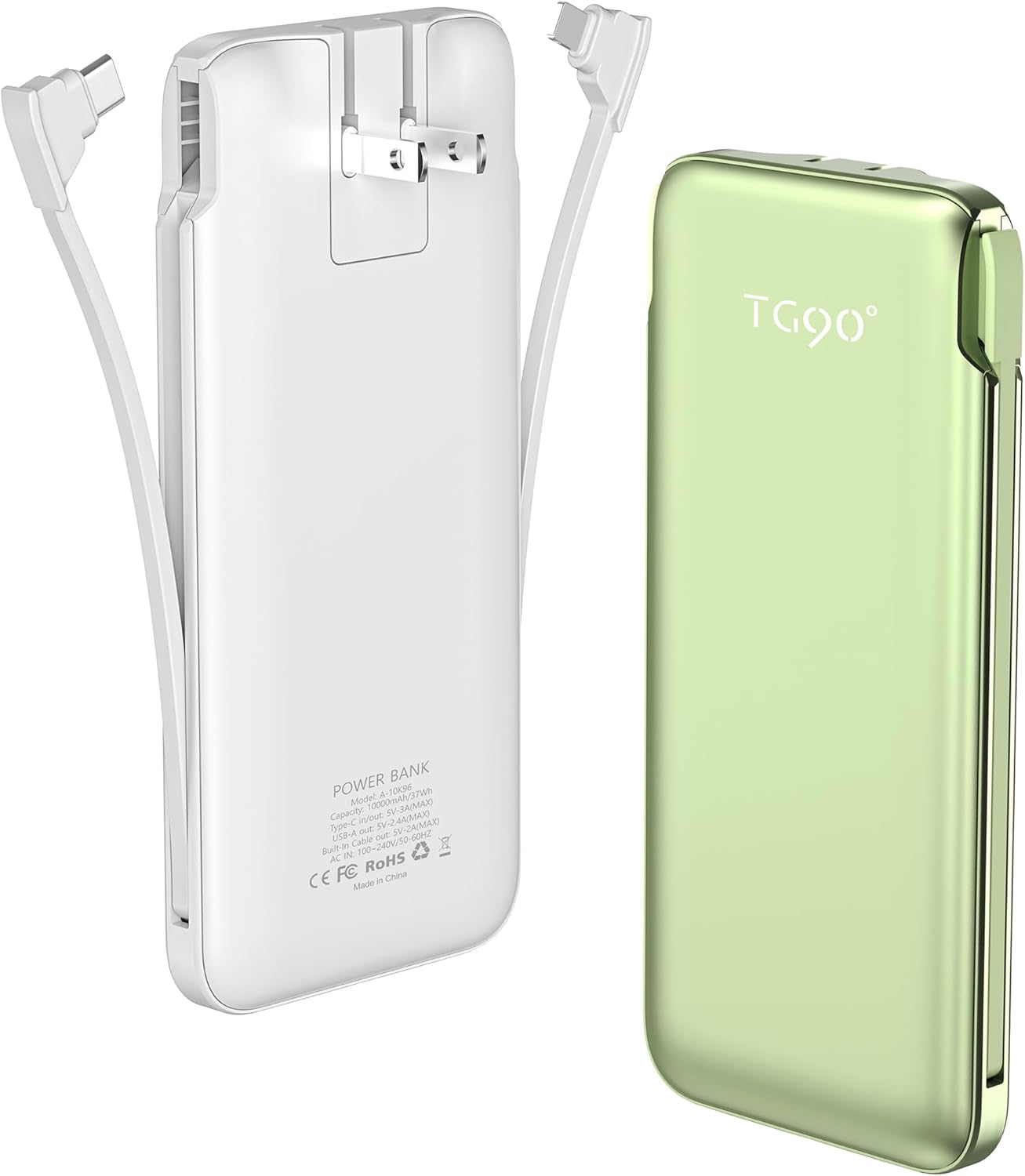 TG90° Pack 10000mah Power Bank with Built in AC Dominican