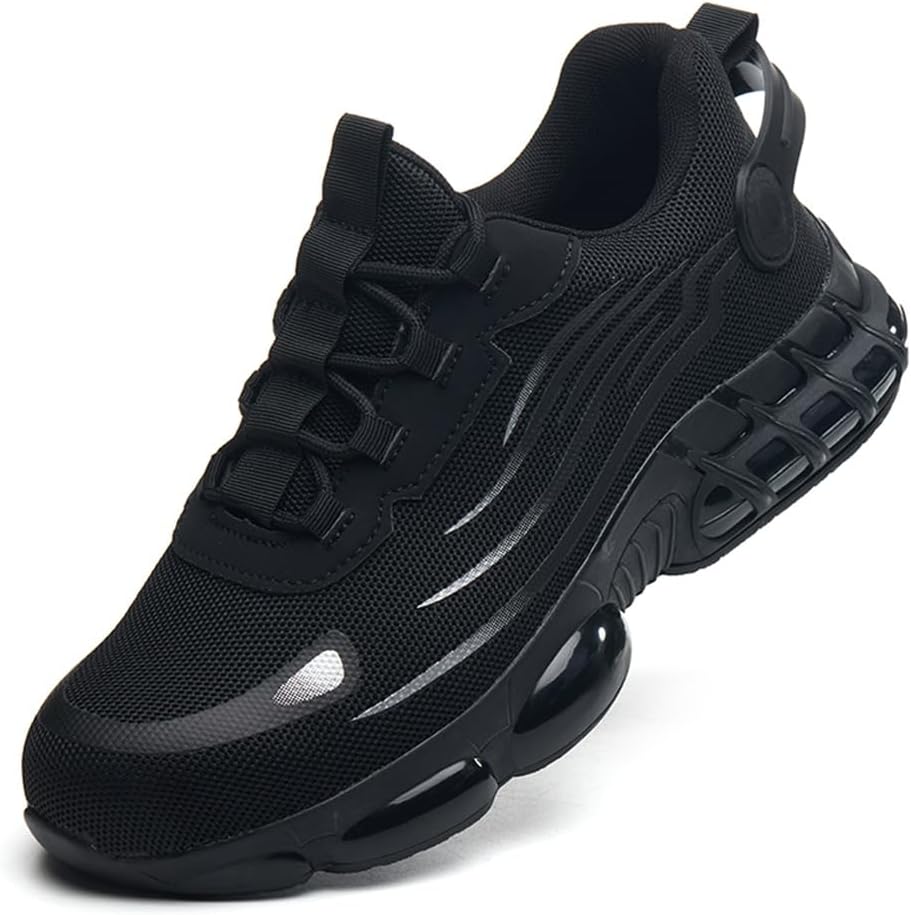 Steel Toe Sneakers for Men Women Safety Non Slip Shoes Comfortable Puncture Proof sole Indestructible Slip On Work Shoes