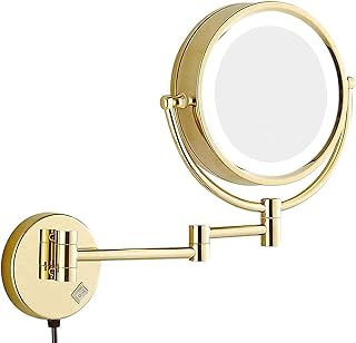 GALSOR Wall Mounted Makeup Mirror 8.5 Inches ...