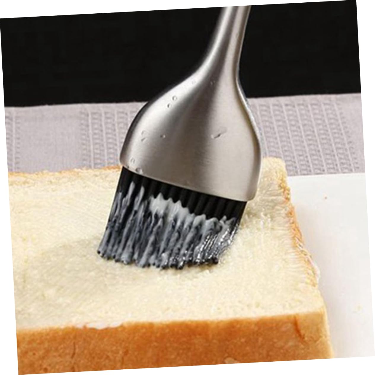 Yardwe 4Pcs Silicone Basting Brush Heads Replacement Pastry Brush Refills for Bbq Grilling Baking Heat Resistant Oil Brush Easy to with Handles