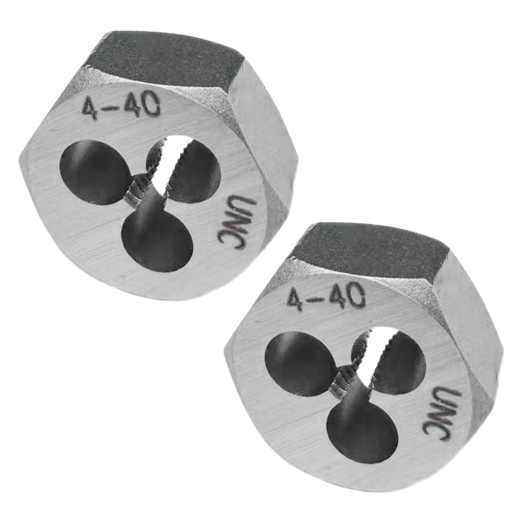 10-32 Hex Die 2 Pcs Right Hand Thread Repair Tool Alloy Steel Hexagonal Die for External Thread Cutting and Screw Thread Restoring in Metalworking and Machinery — Amazon image 8