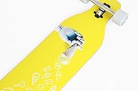 Vista 3 de VOLADOR Freeride Longboard Cruiser Cubierta de madera de arce Longboard Drop Through completo