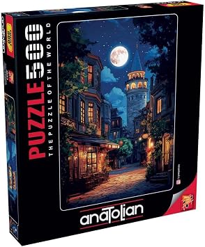 Anatolian Puzzle -Galata at Fullmoon, 500 Piece Puzzle, #3643