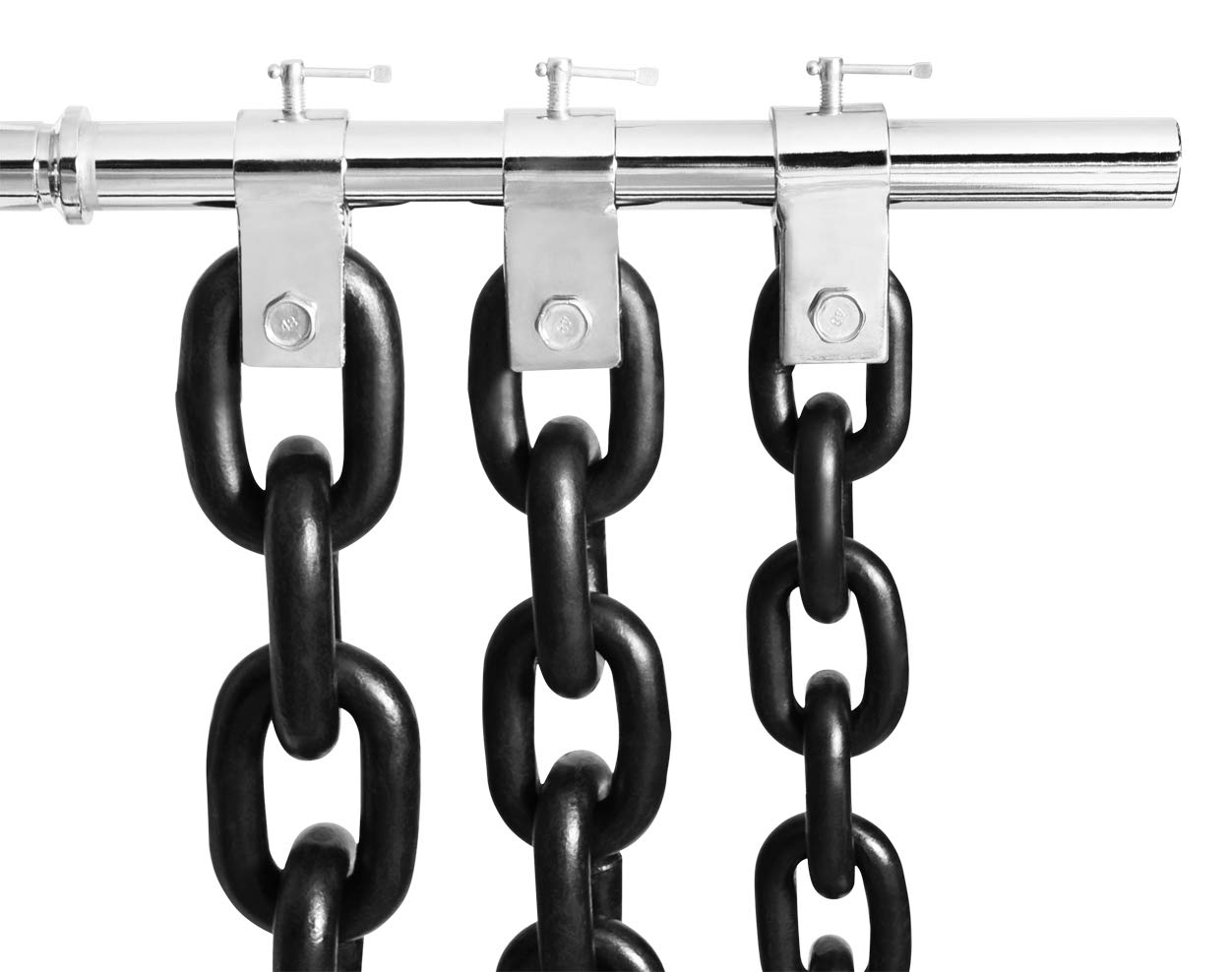 Bad Company Power-Chains inkl. Verschlüssen 30/31 mm oder 50/51 mm I verzinkte oder schwarz beschichtete Ketten für progressives Training in verschiedenen Gewichtsklassen I 16-32 kg