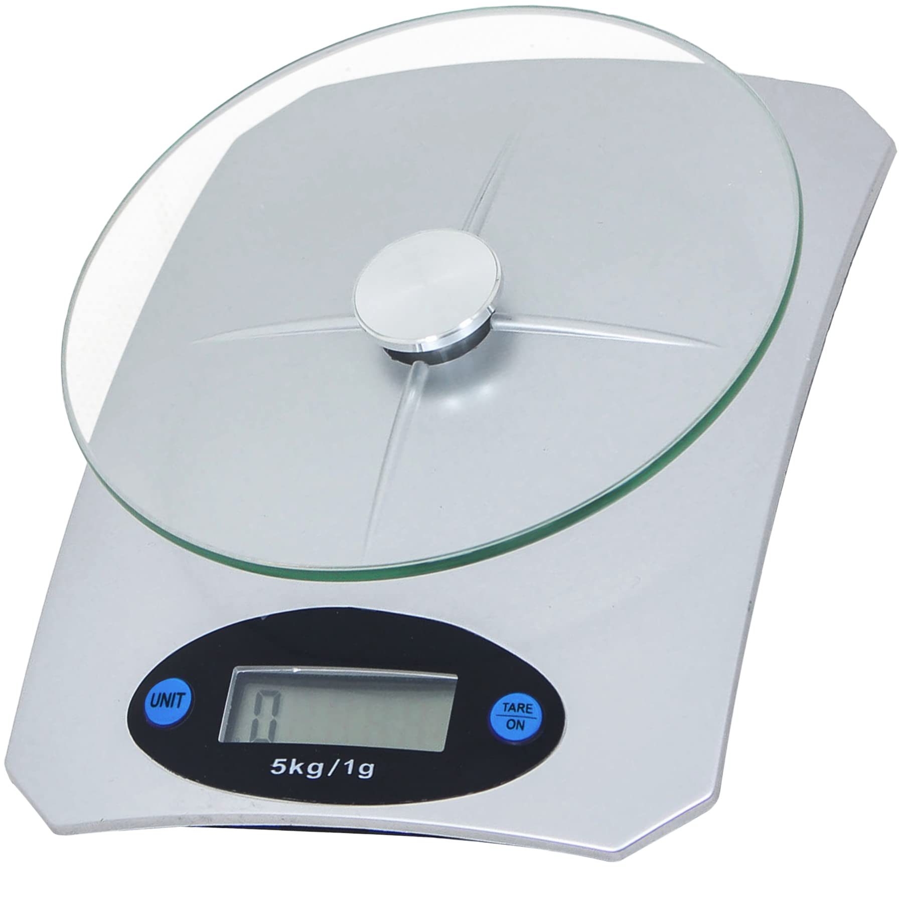 Retoo Digitalküchenwaage Mit Schüssel 790 Ml – 5 Kg Kapazität, Tara-Funktion, LCD-Display, Silber